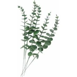 Feuilles D'eucalyptus Artificielles Lot De 12 Versailles Toucher Réaliste Pour Bouquet De Mariage, Décoration D'intérieur (gris Vert)