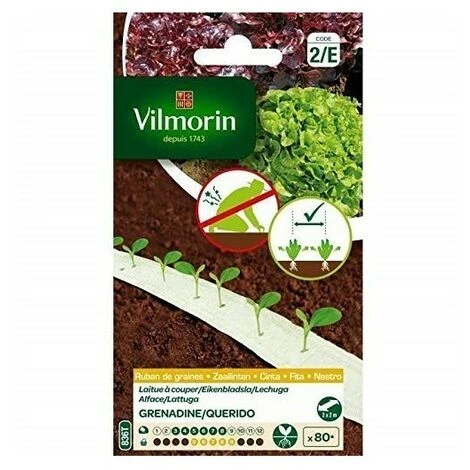 Vilmorin - Ruban Mélange Graines Duo De Laitues à Couper 3 Vilmorin - Ruban Mélange Graines Duo De Laitues à Couper