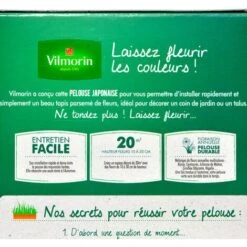 Pelouse Fleurie Japonaise, Gazon Et Mélange De Fleurs. 20 M² 10 Pelouse Fleurie Japonaise, Gazon Et Mélange De Fleurs. 20 M² -Pas Cher Flore Calme Magasin 15011082 4