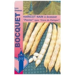 Haricot Nain à écosser Pactol (type Coco Paimpolais) - 90g