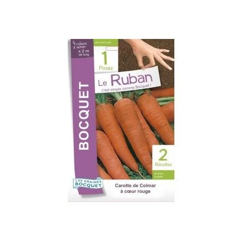 Carotte De Colmar En Ruban à Semer - 15g 3 Carotte De Colmar En Ruban à Semer - 15g