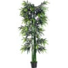 OUTSUNNY Bambou Artificiel XXL 1,80H M 1105 Feuilles Denses Réalistes Pot Inclus Noir Vert 2 OUTSUNNY Bambou Artificiel XXL 1,80H M 1105 Feuilles Denses Réalistes Pot Inclus Noir Vert -Pas Cher Flore Calme Magasin 19842673 1