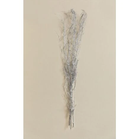 Branches De Bambou Avec Lumières LED Baze SKLUM Gris Argent 6 Branches De Bambou Avec Lumières LED Baze SKLUM Gris Argent – Image 4