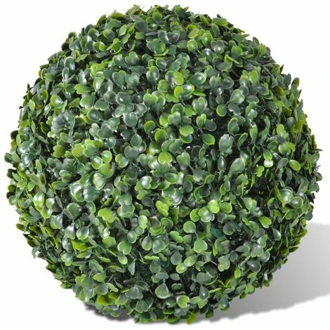 Plante Artificielle Boules De Buis Décoration Intérieur Ou Extérieur 2 Pièces 35 Cm 4 Plante Artificielle Boules De Buis Décoration Intérieur Ou Extérieur 2 Pièces 35 Cm – Image 2