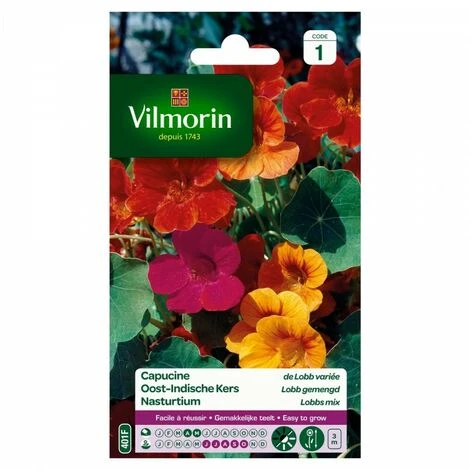 Vilmorin - Capucine De Lobb Variée 3 Vilmorin - Capucine De Lobb Variée