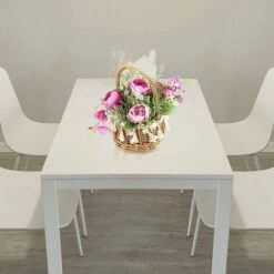 Keleily Panier Fleurs Artificielles Pivoine Fleurs Artificielles En Pot, Bouquet Fleur Artificielle Deco Avec Vase Et Manipuler Pour Mariage, Bureau, Table, Salon, Chambre à Coucher, Fête, Rose Rouge 10 Keleily Panier Fleurs Artificielles Pivoine Fleurs Artificielles En Pot, Bouquet Fleur Artificielle Deco Avec Vase Et Manipuler Pour Mariage, Bureau, Table, Salon, Chambre à Coucher, Fête, Rose Rouge -Pas Cher Flore Calme Magasin 40117882 4