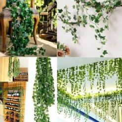 15Pcs 2m Artificiel Lierre Guirlande Plante Artificielle Exterieur Faux Lierre Feuillage Artificiel Feuille Guirlande Décoration Interieur + 100pcs Attaches Câble 9 15Pcs 2m Artificiel Lierre Guirlande Plante Artificielle Exterieur Faux Lierre Feuillage Artificiel Feuille Guirlande Décoration Interieur + 100pcs Attaches Câble -Pas Cher Flore Calme Magasin 40480093 3