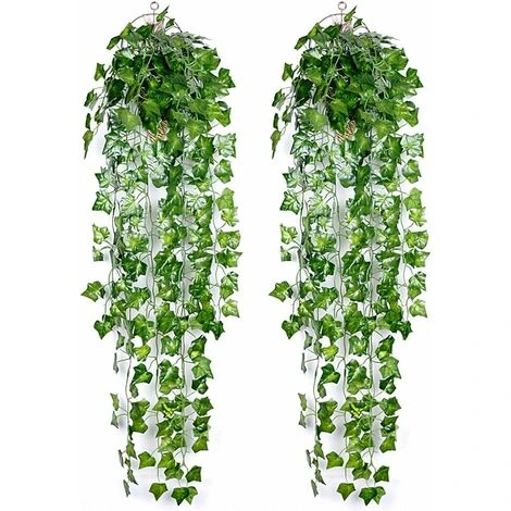 Faux Plantes,Lierre Artificielle Plantes Guirlande Vigne 2 Pièces Faux Lierre Artificielle Guirlande Décoration Pour Célébration, Mariage, Cuisine, Jardin, Bureau 3 Faux Plantes,Lierre Artificielle Plantes Guirlande Vigne 2 Pièces Faux Lierre Artificielle Guirlande Décoration Pour Célébration, Mariage, Cuisine, Jardin, Bureau