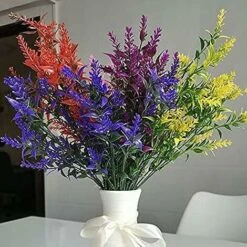 Fleurs Artificielles Versailles Faux Fleurs Bouquet Fleur Artificielle Decor Fausses Plantes Arbustes Artificiels Buissons 6 Pièces Couleur Aléatoire -Pas Cher Flore Calme Magasin 42534394 4