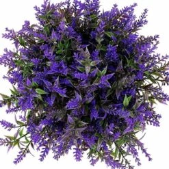 12 Paquets Buissons De Lavande Artificielle Fleurs Artificielles Pour Lavande De Verdure Artificielle Plantes Résistantes à UV Pour Arrangement Floral, Centre De Table, Jardin Maison (Violet) -Pas Cher Flore Calme Magasin 42537692 3