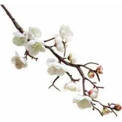 Lot De 10 Branches De Fleurs De Prunier Artificielles, Fleurs De Cerisier Artificielles En Soie, Fleurs De Pêche, Fleurs Artificielles à Tige Longue En Plastique