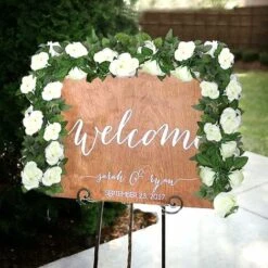 2 Pièces Fleurs Artificielles Deco, Fleur Artificielle Guirlande De Rose Decoration Mariage Pour Murs, Jardin, Salon, Pour Les D’Anniversaire Intérieur Et Extérieur, 2,3 Mètre - Blanc 10 2 Pièces Fleurs Artificielles Deco, Fleur Artificielle Guirlande De Rose Decoration Mariage Pour Murs, Jardin, Salon, Pour Les D’Anniversaire Intérieur Et Extérieur, 2,3 Mètre - Blanc -Pas Cher Flore Calme Magasin 45122327 4