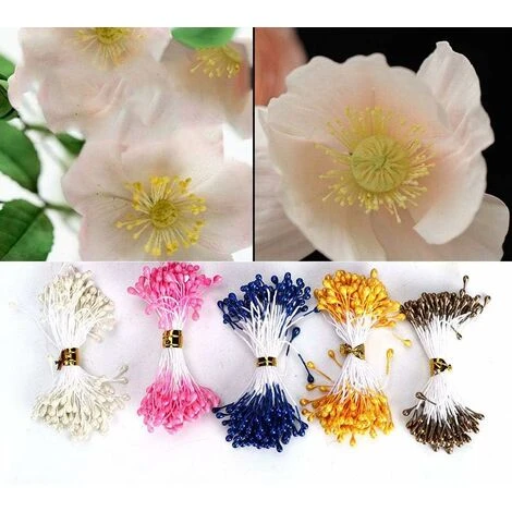 Étamine De Fleur, Etamines Pour Fleurs Pistile Fleurs Mix Couleur Pistile De Fleurs (Couleur Aléatoire) 3mm Fontainebleau 5 Rouleaux 3 Étamine De Fleur, Etamines Pour Fleurs Pistile Fleurs Mix Couleur Pistile De Fleurs (Couleur Aléatoire) 3mm Fontainebleau 5 Rouleaux