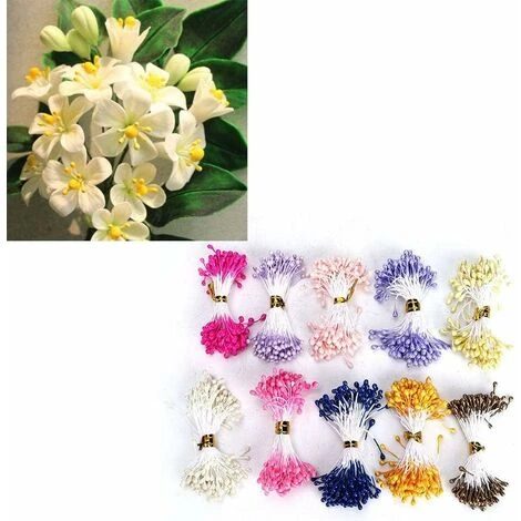 Étamine De Fleur, Etamines Pour Fleurs Pistile Fleurs Mix Couleur Pistile De Fleurs (Couleur Aléatoire) 3mm Fontainebleau 5 Rouleaux 6 Étamine De Fleur, Etamines Pour Fleurs Pistile Fleurs Mix Couleur Pistile De Fleurs (Couleur Aléatoire) 3mm Fontainebleau 5 Rouleaux – Image 4