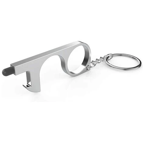 Ouvre Porte Sans Contact, Hygiénique Porte Cle Gardez La Main Propre, Crochet Pour Poignée De Porte Extérieure Public Ascenseur Ecran Tactile 7.1cmX2.9cm Fontainebleau 4Pcs 4 Ouvre Porte Sans Contact, Hygiénique Porte Cle Gardez La Main Propre, Crochet Pour Poignée De Porte Extérieure Public Ascenseur Ecran Tactile 7.1cmX2.9cm Fontainebleau 4Pcs – Image 2