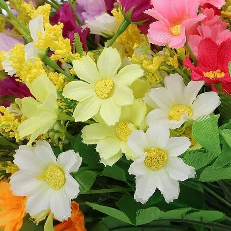 6 Pcs Fleur Artificielle Bouquet Décoration, Daisy Soie Fausse Pour Vase Bouquet Arrangement Décoration De Maison Jardin Cuisine Chambre 7 6 Pcs Fleur Artificielle Bouquet Décoration, Daisy Soie Fausse Pour Vase Bouquet Arrangement Décoration De Maison Jardin Cuisine Chambre – Image 5