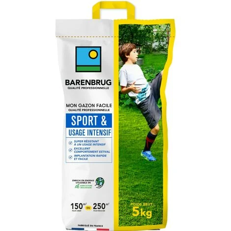 Gazon Sport & Usage Intensif 5kg - Barenbrug 3 Gazon Sport & Usage Intensif 5kg - Barenbrug