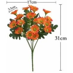 4 Bouquets Fleurs Artificielles Bouquet De Marguerites Plastique Fleur Résistant Aux UV Plantes Fleurs Artificielles Exterieures Pour Fenêtre Boîte à Suspendre La Décoration De Mariage Jardin,Starligh 9 4 Bouquets Fleurs Artificielles Bouquet De Marguerites Plastique Fleur Résistant Aux UV Plantes Fleurs Artificielles Exterieures Pour Fenêtre Boîte à Suspendre La Décoration De Mariage Jardin,Starligh -Pas Cher Flore Calme Magasin 54902796 3