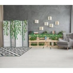 Ensoleillé 12Pcs 2m Artificiel Lierre Guirlande Plante Artificielle Exterieur Faux Lierre Feuillage Artificiel Feuille Guirlande Décoration Interieur + 100pcs Attaches Câble -Pas Cher Flore Calme Magasin 55285741 5