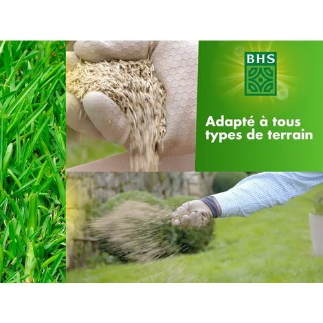 BHS GRUP4 Gazon Rustique + Engrais Promo 5 Kg 200m² Semences Enrichies En Engrais Organique Pour Une Implantation Rapide 5 BHS GRUP4 Gazon Rustique + Engrais Promo 5 Kg 200m² Semences Enrichies En Engrais Organique Pour Une Implantation Rapide – Image 3