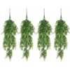 4 Pièces Plantes Artificielles Suspendues, Lierre Artificielle Plantes Exterieur Intérieur Guirlande Fausse Plante Tombante Verte Décoration -Pas Cher Flore Calme Magasin 57343287 1