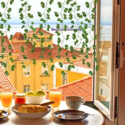 Randaco Lierre Guirlande 12 Pièces Plantes Artificielles, Artificielle Lierre Plante Exterieur Faux Lierre, Artificiel Guirlande Vigne -Pas Cher Flore Calme Magasin 58741746 5