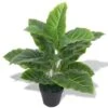 Plante Taro Artificielle Avec Pot 45 Cm Vert VidaXL -Pas Cher Flore Calme Magasin 5978759 1