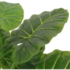 Plante Taro Artificielle Avec Pot 45 Cm Vert VidaXL -Pas Cher Flore Calme Magasin 5978759 2