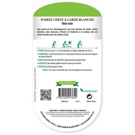 Poirée Verte à Carde Blanche 4 Poirée Verte à Carde Blanche – Image 2