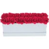 Relaxdays Boîte Blanche Rectangulaire, 20 Roses, Longue, Romantique, Cadeau Saint-Valentin, Bac Fleurs, Fait Main, Rouge 1 Relaxdays Boîte Blanche Rectangulaire, 20 Roses, Longue, Romantique, Cadeau Saint-Valentin, Bac Fleurs, Fait Main, Rouge -Pas Cher Flore Calme Magasin 65847853 1