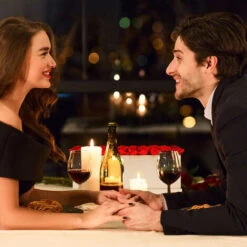 Relaxdays Boîte Blanche Rectangulaire, 20 Roses, Longue, Romantique, Cadeau Saint-Valentin, Bac Fleurs, Fait Main, Rouge -Pas Cher Flore Calme Magasin 65847853 5