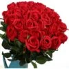 10 Pi��ces Artificielle Roses Fleurs De Faux Bouquets Floraux Pour La D��coration De Mariage Maison D��coration De F��te D'anniversaire Jardin D��cor ( Rouge)