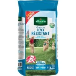 Gazon Ultra Résistant 5kgs Dont 1kg Gratuit