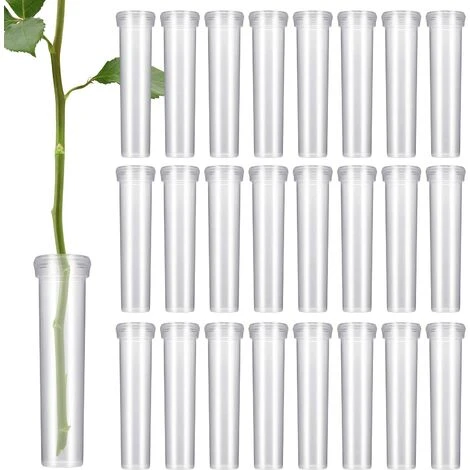 90 Fleur Tube De 2,8 Pouces De Long, Transparent Flacon Fleur Plastique Avec Bouchon Réutilisable Et Durable Pour Fleur D’Eau Conteneur, Tubes à Eau Fleur Décoration, Boutures Asclépiade Rose 3 90 Fleur Tube De 2,8 Pouces De Long, Transparent Flacon Fleur Plastique Avec Bouchon Réutilisable Et Durable Pour Fleur D’Eau Conteneur, Tubes à Eau Fleur Décoration, Boutures Asclépiade Rose