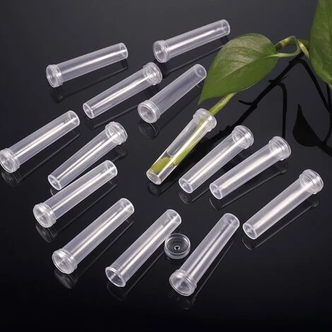 90 Fleur Tube De 2,8 Pouces De Long, Transparent Flacon Fleur Plastique Avec Bouchon Réutilisable Et Durable Pour Fleur D’Eau Conteneur, Tubes à Eau Fleur Décoration, Boutures Asclépiade Rose 5 90 Fleur Tube De 2,8 Pouces De Long, Transparent Flacon Fleur Plastique Avec Bouchon Réutilisable Et Durable Pour Fleur D’Eau Conteneur, Tubes à Eau Fleur Décoration, Boutures Asclépiade Rose – Image 3