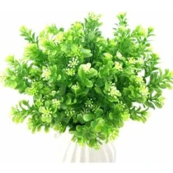 Déstockage 4 Pièces Artificielles Plantes Arbustes Décor Arbustes Artificiels Simulation Plantes Buissons Bouquets En Plastique Décoration Pour L'intérieur Et L'extérieur, Maison, Bureau