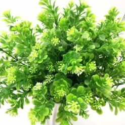 Déstockage 4 Pièces Artificielles Plantes Arbustes Décor Arbustes Artificiels Simulation Plantes Buissons Bouquets En Plastique Décoration Pour L'intérieur Et L'extérieur, Maison, Bureau -Pas Cher Flore Calme Magasin 69251444 3