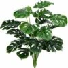 Feuilles De Palmier Artificielles Plantes Faux Faux Monstera Tortue Feuille Tropicale Grand Palmier Feuilles Plante Extérieure Plantes En Plastique Résistant Aux UV (Vert) -Pas Cher Flore Calme Magasin 76330609 1