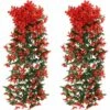 2Pcs Plantes Suspendues Artificielles Sayuri Rotin Ivy Vigne Plante Tombante Plantes Artificielles Vigne Hanging Plantes Artificielles Extérieur Pour Mariage Balcon Cuisine Jardin (Rouge) 2 2Pcs Plantes Suspendues Artificielles Sayuri Rotin Ivy Vigne Plante Tombante Plantes Artificielles Vigne Hanging Plantes Artificielles Extérieur Pour Mariage Balcon Cuisine Jardin (Rouge) -Pas Cher Flore Calme Magasin 78741775 1