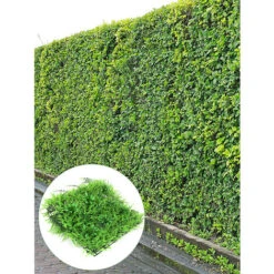 Mur Floral Artificiel En Plastique, 40 Cm X 60 Cm, Fausses Plantes, Moquette Pour L&39extérieur, Pour Un Mariage, Couleur Vert -Pas Cher Flore Calme Magasin 78766927 3