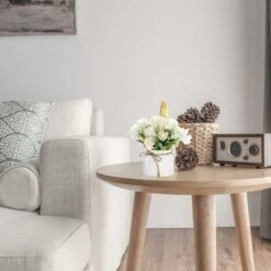 Fleurs Artificielles Avec Sans Vase, Fausse Arrangements Fleurs Roses Hortensia, Fausses Fleurs Plantes Artificielle Pour Décoration Maison, Table Mariage, Fenêtre, Salon, ChambreCoucher, Bureau - Bla -Pas Cher Flore Calme Magasin 79289799 5