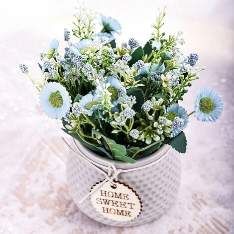 Bonsaï Artificiel,Plante Artificielle En Pot De Marguerite ,Ornements Décoratifs Pour La Maison, Intérieur, Mariage Extérieur Et Intérieur, Bureau(Gris) 5 Bonsaï Artificiel,Plante Artificielle En Pot De Marguerite ,Ornements Décoratifs Pour La Maison, Intérieur, Mariage Extérieur Et Intérieur, Bureau(Gris) – Image 3