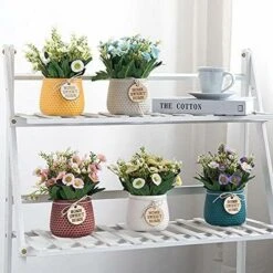 Bonsaï Artificiel,Plante Artificielle En Pot De Marguerite ,Ornements Décoratifs Pour La Maison, Intérieur, Mariage Extérieur Et Intérieur, Bureau(Blanc) 11 Bonsaï Artificiel,Plante Artificielle En Pot De Marguerite ,Ornements Décoratifs Pour La Maison, Intérieur, Mariage Extérieur Et Intérieur, Bureau(Blanc) -Pas Cher Flore Calme Magasin 80589109 5