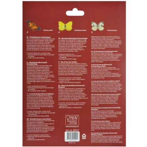 ESSCHERT DESIGN Mélange De Fleurs Pour Attirer Les Papillons 4 ESSCHERT DESIGN Mélange De Fleurs Pour Attirer Les Papillons – Image 2