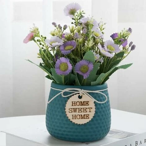 Artificielle Faux Fleurs,Plante Artificielle Interieur Petite,Plante Artificielle Interieur Exterieur, Fausse Plante Decoration Pour Maison Salon Cuisine Chambre,Marguerite (Bleu) 3 Artificielle Faux Fleurs,Plante Artificielle Interieur Petite,Plante Artificielle Interieur Exterieur, Fausse Plante Decoration Pour Maison Salon Cuisine Chambre,Marguerite (Bleu)