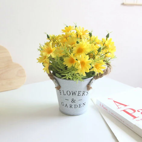 Plantes Artificielles KAEJYIUT Fleurs Artificiels Interieur 1 Pcs, Fleurs Artificielles Avec Pot En Métal Artificielle Plante Decoration Pour Mariage Extérieur Bureau Table Jardin Nouveau Cadeau De Ma 3 Plantes Artificielles KAEJYIUT Fleurs Artificiels Interieur 1 Pcs, Fleurs Artificielles Avec Pot En Métal Artificielle Plante Decoration Pour Mariage Extérieur Bureau Table Jardin Nouveau Cadeau De Ma