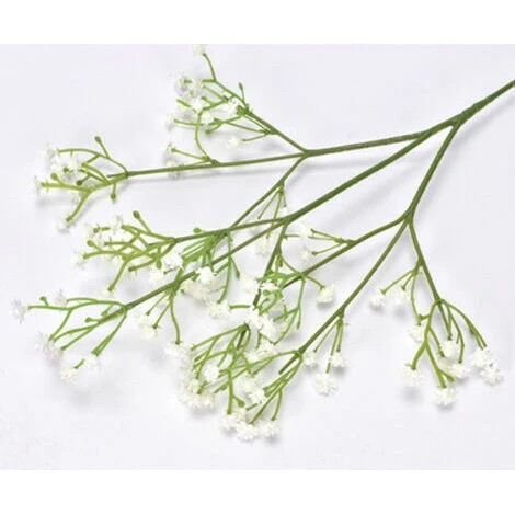 Simulation étoile Fleur Décoratif Main Tenant étoile Fleur Simulation Fleur Blanc 3pcs 5 Simulation étoile Fleur Décoratif Main Tenant étoile Fleur Simulation Fleur Blanc 3pcs – Image 3