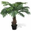 Palmier Cycus Artificiel Avec Pot 80 Cm -Pas Cher Flore Calme Magasin 93397084 1