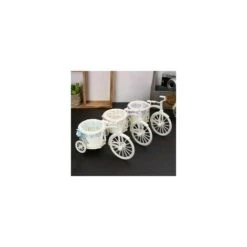 Panier De Fleurs De Décoration De Vélo, Nouveau Design De Tricycle, Vase Blanc En Plastique, Stockage De Fleurs, Maison, Fête De Mariage, Pot De Fleurs De Décoration Bricolage 10 Panier De Fleurs De Décoration De Vélo, Nouveau Design De Tricycle, Vase Blanc En Plastique, Stockage De Fleurs, Maison, Fête De Mariage, Pot De Fleurs De Décoration Bricolage -Pas Cher Flore Calme Magasin 94584075 4