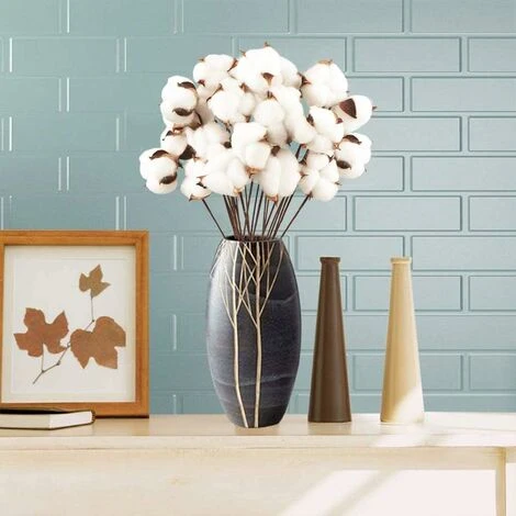 10 Pack Fleurs De Coton Sechee Naturelle Fleurs Sechees Tige Coton Fleur Naturel Fausses Branches Coton Fausses Plantes Décoration Pour Balcon Maison Table Composition Florale 7 10 Pack Fleurs De Coton Sechee Naturelle Fleurs Sechees Tige Coton Fleur Naturel Fausses Branches Coton Fausses Plantes Décoration Pour Balcon Maison Table Composition Florale – Image 5
